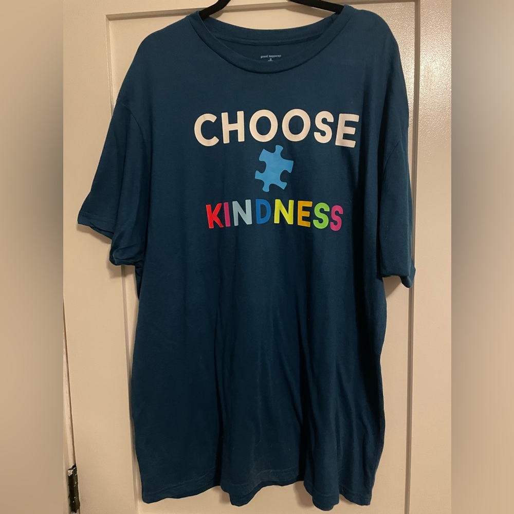 Choose Kindness Autism T-Shirt - Blue